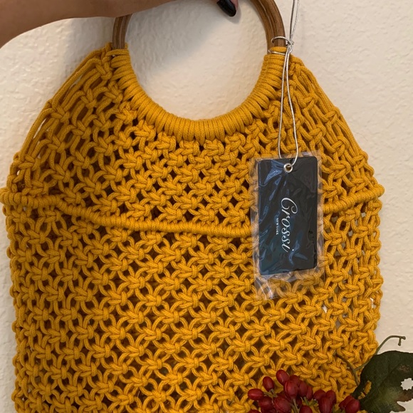 Gorgeous Hand Made Open Knit Tote bag. - Picture 6 of 12